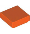 Reddish Orange Tile 1 x 1