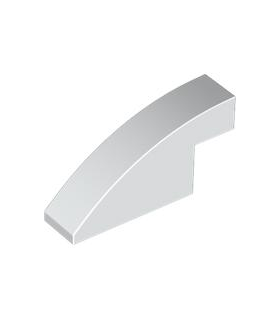 White Slope, Curved 4 x 1 x 1 2/3
