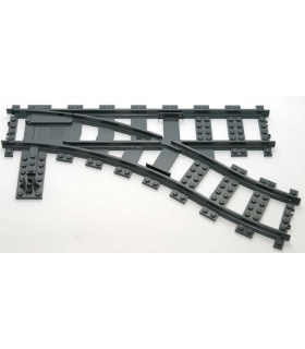 Dark Bluish Gray Train, Track Plastic (RC Trains) Switch Point Right