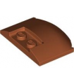 Dark Orange Wedge 3 x 4 x 2/3 Triple Curved