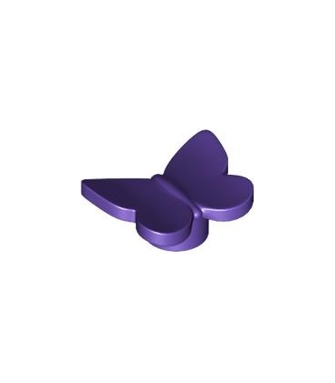 Dark Purple Butterfly with Stud Holder