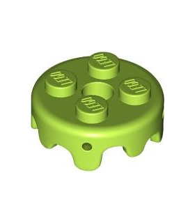 Lime Frosting for 2 x 2 Cake with 4 Small Pin Holes