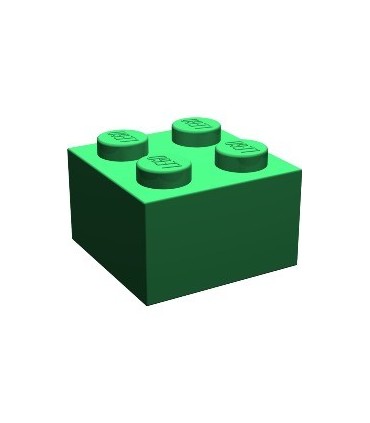 Green Brick 2 x 2