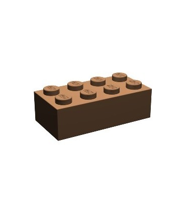 Reddish Brown Brick 2 x 4