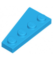 Dark Azure Wedge, Plate 4 x 2 Right