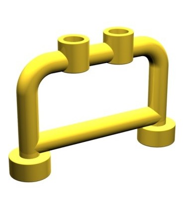 Yellow Bar 1 x 4 x 2 with Studs