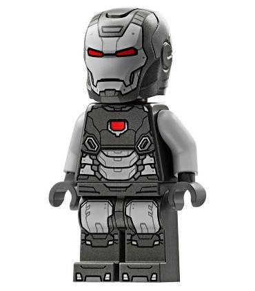 War Machine - Pearl Dark Gray and Light Bluish Gray Armor