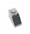 Light Bluish Gray Slope 45 2 x 1 with Green and Red Buttons and Keypad Pattern