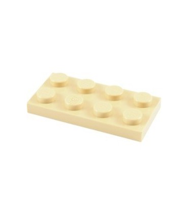 Tan Plate 2 x 4