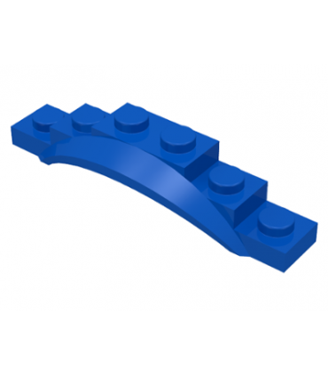 Blue Vehicle, Mudguard 1 1/2 x 6 x 1 with Arch