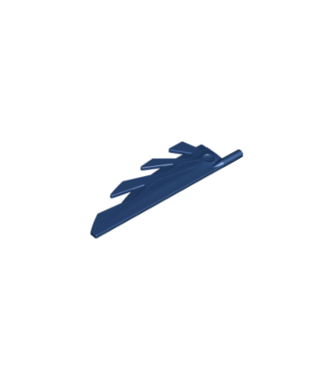 Dark Blue Wing 9L with Stylized Feathers