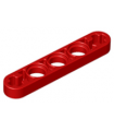 Red Technic, Liftarm Thin 1 x 5 - Axle Holes