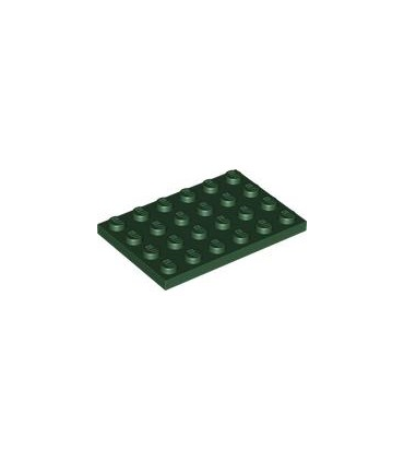 Dark Green Plate 4 x 6