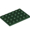 Dark Green Plate 4 x 6
