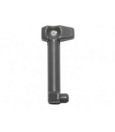 Dark Bluish Gray Minifigure, Helmet Antenna / Rangefinder with Rounded Shaft for Helmet SW Clone Trooper with Holes