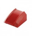 Dark Red Slope, Curved 2 x 2 Lip, No Studs
