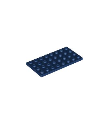 Dark Blue Plate 4 x 8