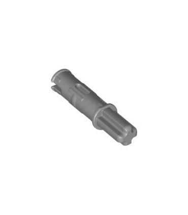 Dark Bluish Gray Technic, Axle Pin 3L with Friction Ridges Lengthwise and 1L Axle