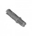 Dark Bluish Gray Technic, Axle Pin 3L with Friction Ridges Lengthwise and 1L Axle