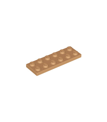 Medium Nougat Plate 2 x 6