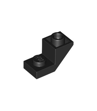 Black Slope, Inverted 45 2 x 1 with 2/3 Cutout