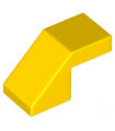 Yellow Slope 45 2 x 1 with Cutout without Stud