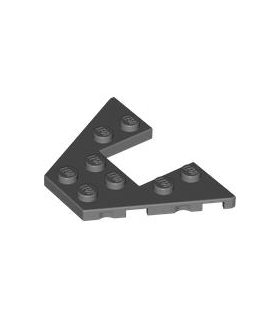 Dark Bluish Gray Wedge, Plate 4 x 6