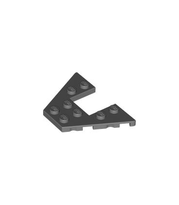 Dark Bluish Gray Wedge, Plate 4 x 6