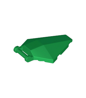 Green Windscreen 6 x 4 x 1 Hexagonal with Bar Handle