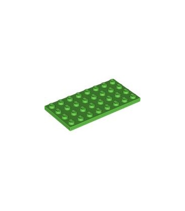 Bright Green Plate 4 x 8