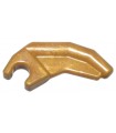 Pearl Gold Barb / Claw / Horn / Tooth with Clip, Angled