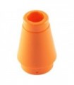 Orange Cone 1 x 1 with Top Groove