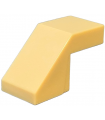 Tan Slope 45 2 x 1 with Cutout without Stud