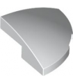 White Slope, Curved 2 x 2 x 2/3 Corner Round
