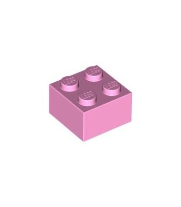 Bright Pink Brick 2 x 2