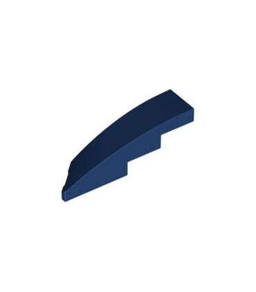 Dark Blue Wedge 4 x 1 Right