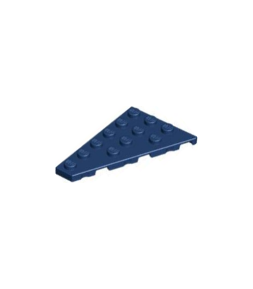 Dark Blue Wedge, Plate 6 x 4 Right