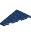 Dark Blue Wedge, Plate 6 x 4 Right