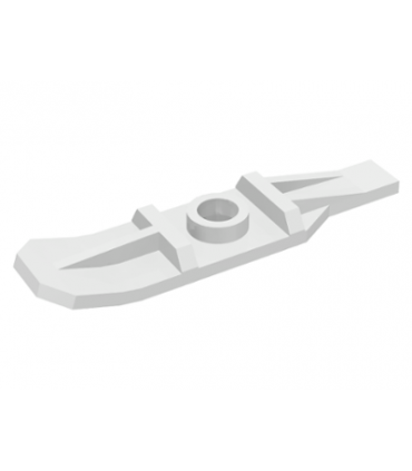 White Minifigure, Utensil Ski without Hinge