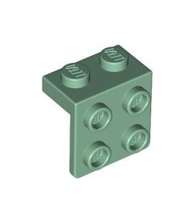 Sand Green Bracket 1 x 2 - 2 x 2