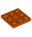 Dark Orange Plate 3 x 3