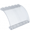 Trans-Clear Panel 6 x 5 x 3 1/3 Curved Top