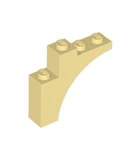 Tan Arch 1 x 4 x 3