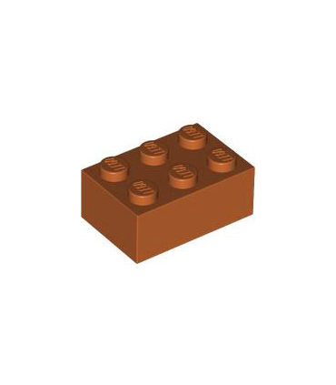 Dark Orange Brick 2 x 3