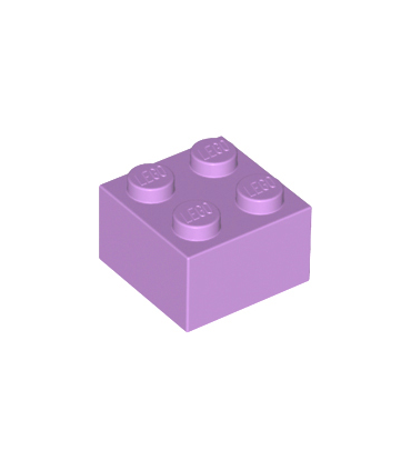 Medium Lavender Brick 2 x 2