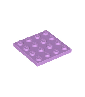 Medium Lavender Plate 4 x 4