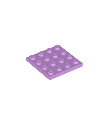 Medium Lavender Plate 4 x 4