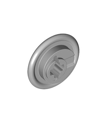 Light Bluish Gray Technic Crank Disk