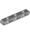 Light Bluish Gray Technic, Liftarm, Modified Perpendicular Holes Thick 1 x 7