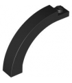 Black Arch 1 x 5 x 3 1/3 Curved Top
